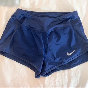 Navy Nike Running Shorts